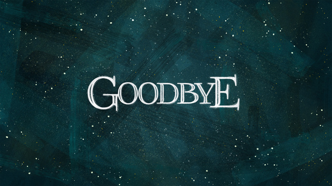 jeweled brush christmas - goodbye