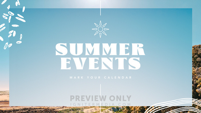 summer sun - summer events