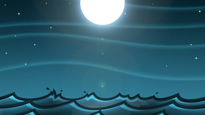 ocean - nighttime