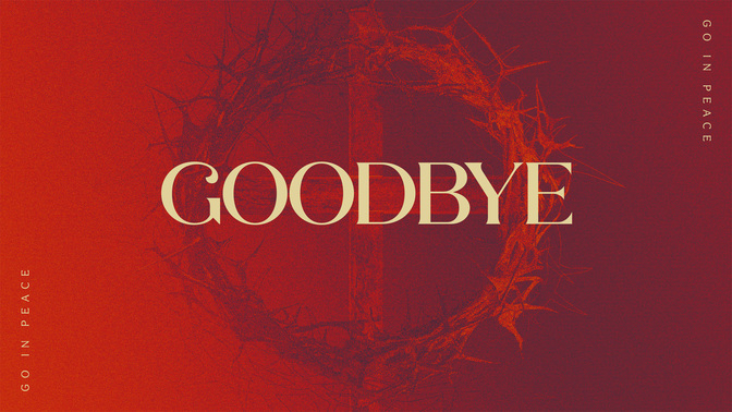 easter colors - good friday goodbye