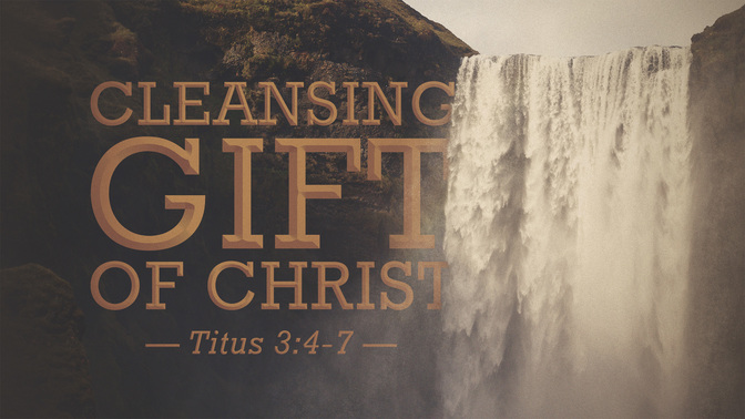 cleansing gift of christ