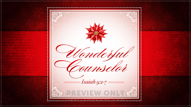 wonderful counselor