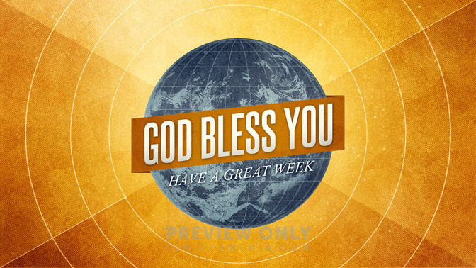 missions globe - god bless you