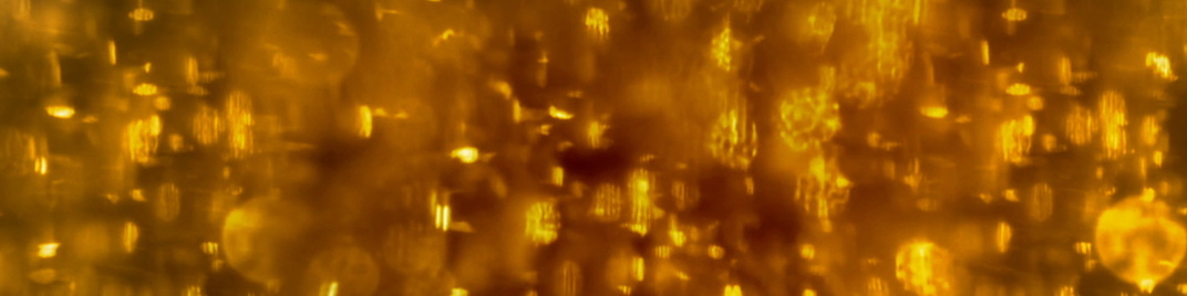 streaked bokeh - gold