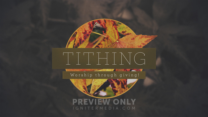 autumn colors - tithing