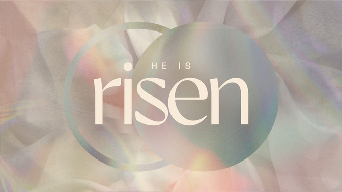 easter arches - he is risen