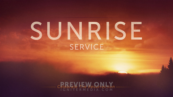 sunrise service