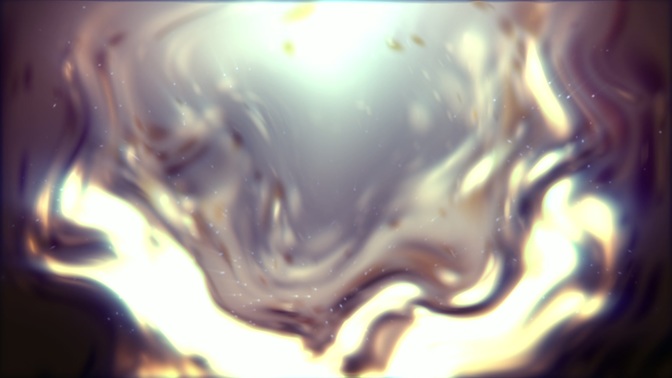 distorted particles - warm