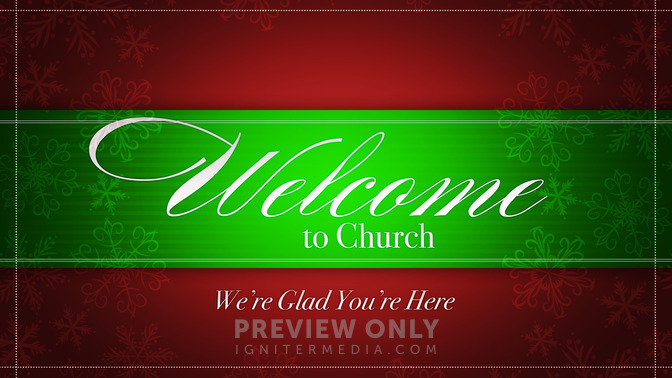 welcome to church