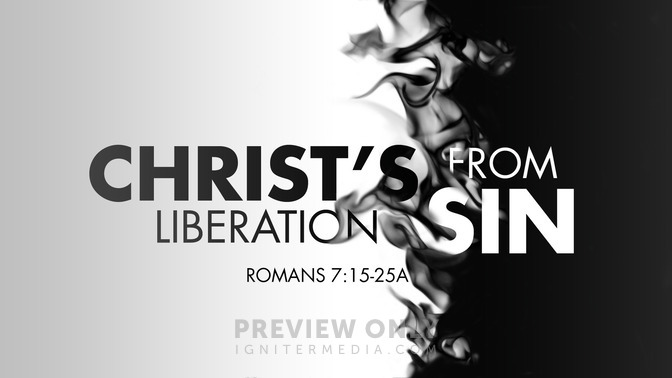 christs liberation from sin