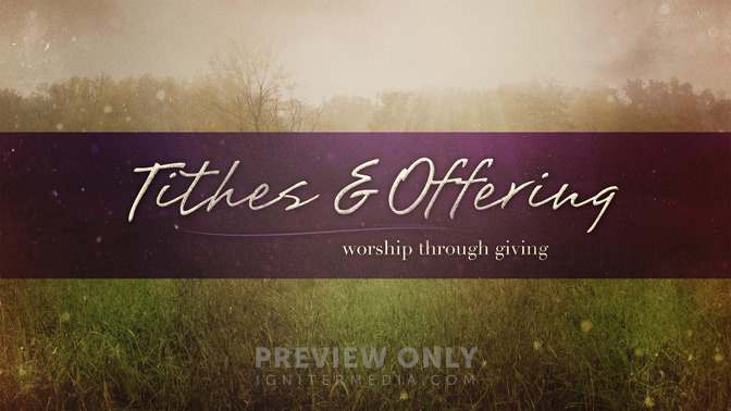 fall twilight - tithes & offering