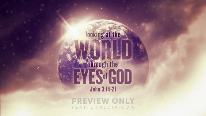 looking at the world through the eyes of god