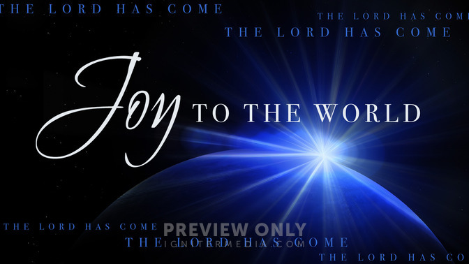 joy to the world