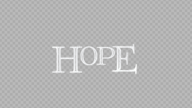 jeweled brush advent - hope