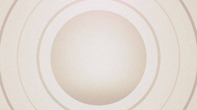 radial rings - beige