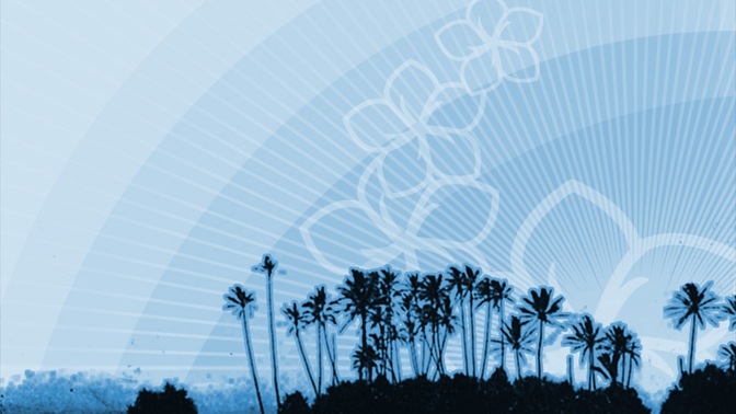 palm tree blue 2