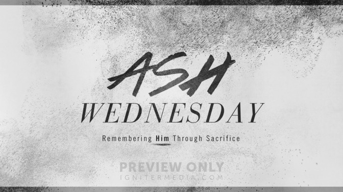 ash wednesday