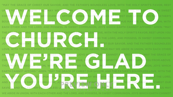 colorful gotham - welcome to church