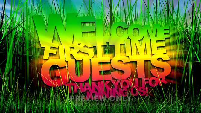 welcome first time guests