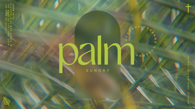easter arches - palm sunday
