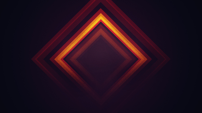 geo diamonds - red