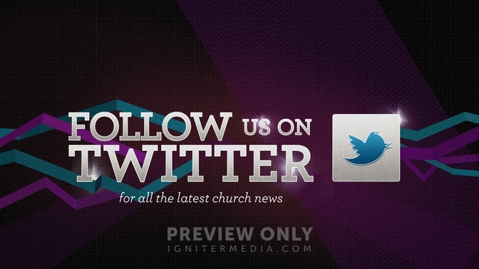 modern ribbons - follow us on twitter