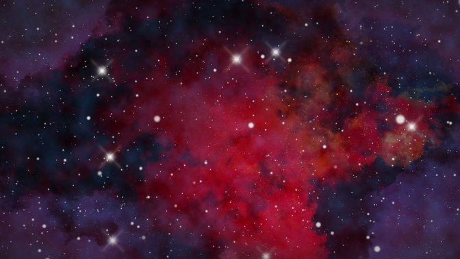 galaxies far away - red