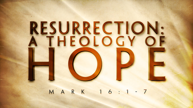 resurrection a theology of hope