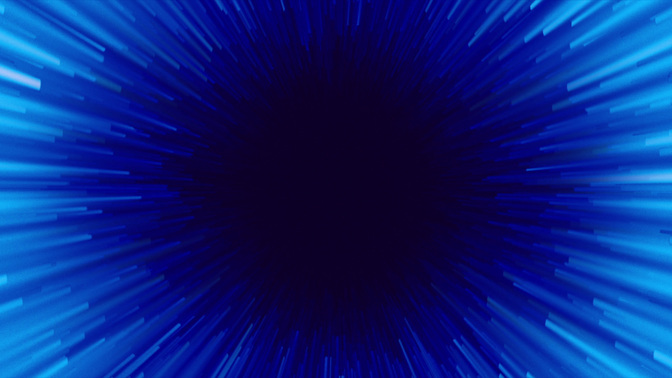 optical fibers - blue