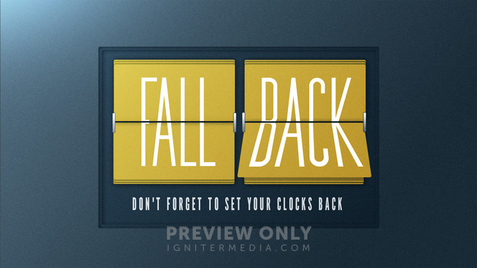 fall back