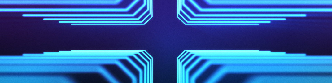 radiant cross - blue