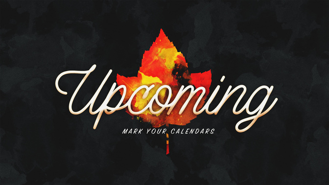 painted leaves - upcoming