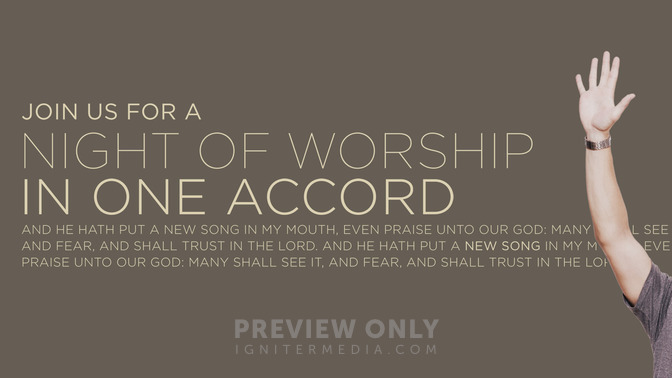 join us for a night of worship