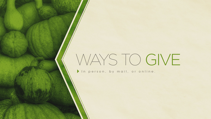thanksgiving colors - ways to give