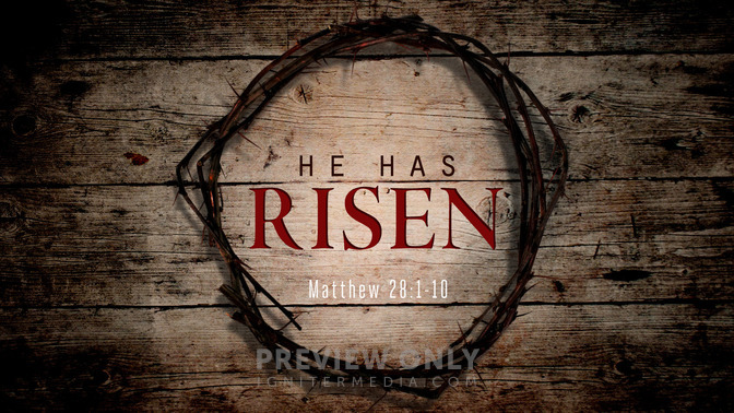he has risen