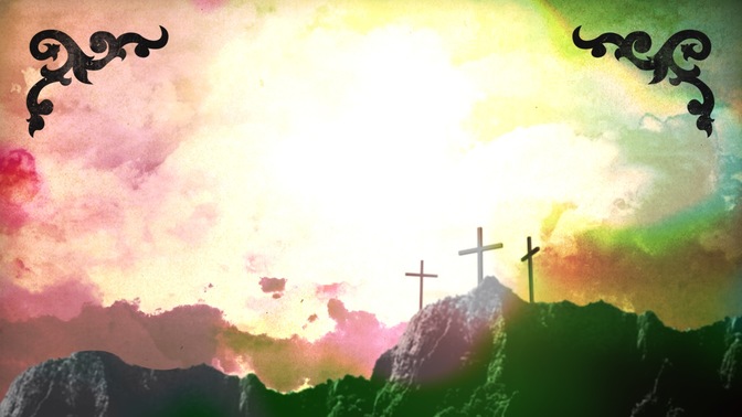 three crosses ornate