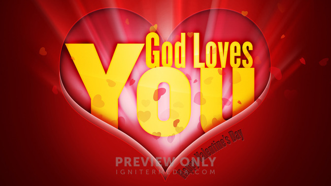 god loves you