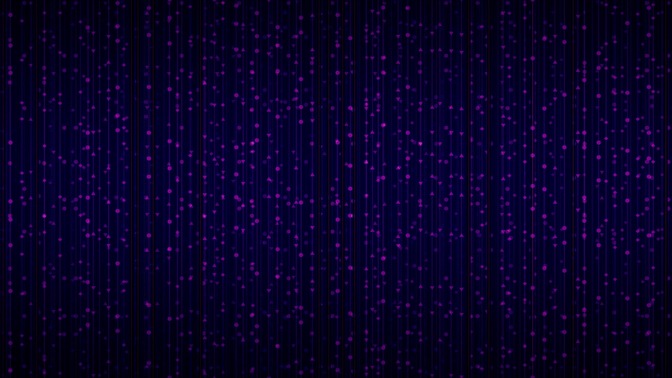 geometric strands - purple