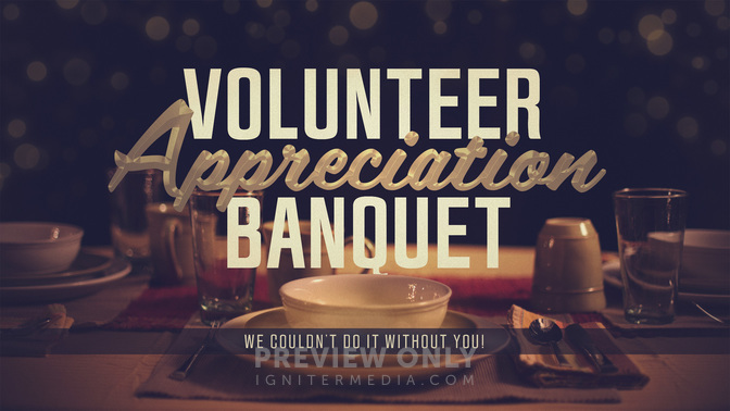 volunteer appreciation banquet