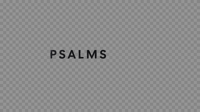 testament textures - psalms