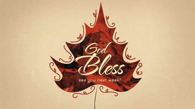 leaf silhouettes - god bless