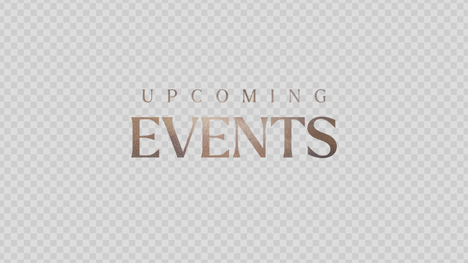 above every name - upcoming events