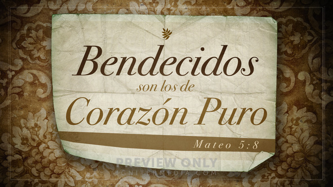 bendecidos son los de corazón puro