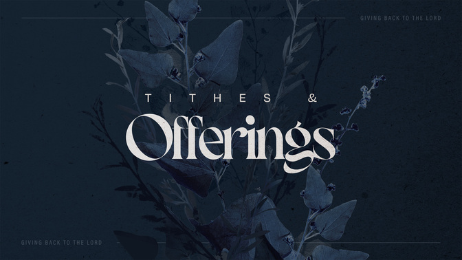 autumn nature - tithes and offerings