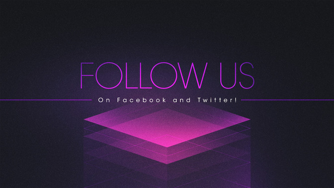 holographic cubes - follow us