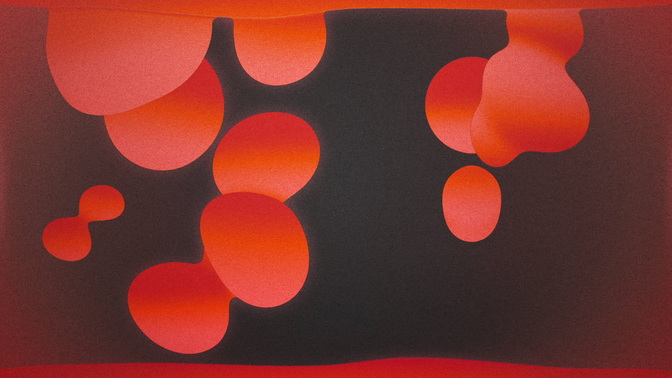 lava lamp - red