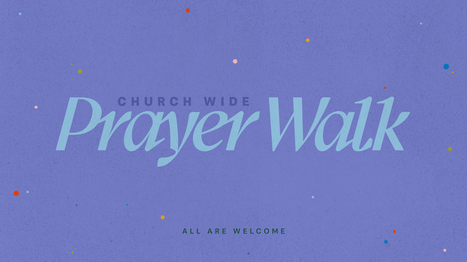 sharing the good news - prayer walk
