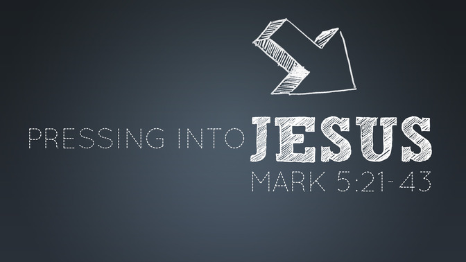 pressing into jesus