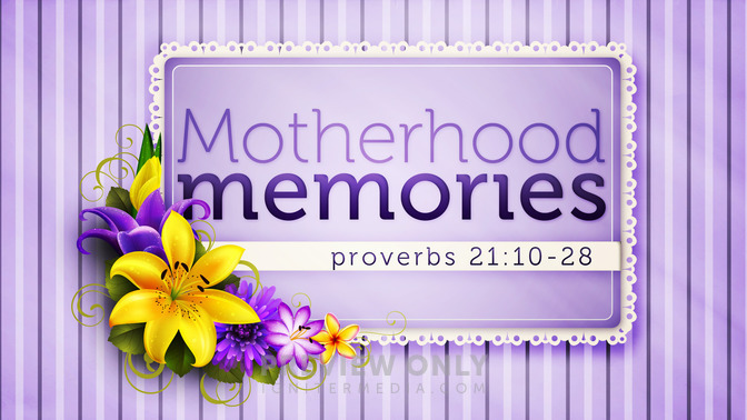 motherhood series - motherhood memories