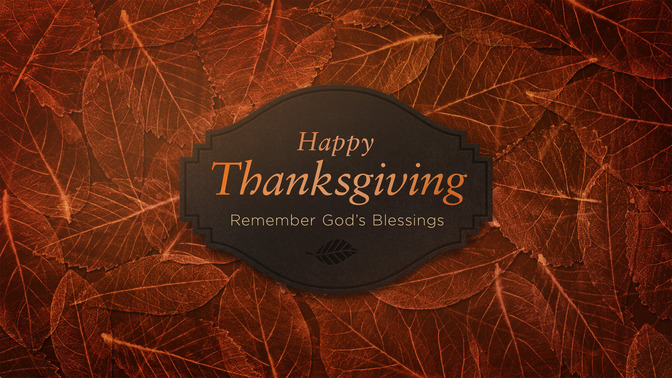 fancy leaves - happy thanksgiving